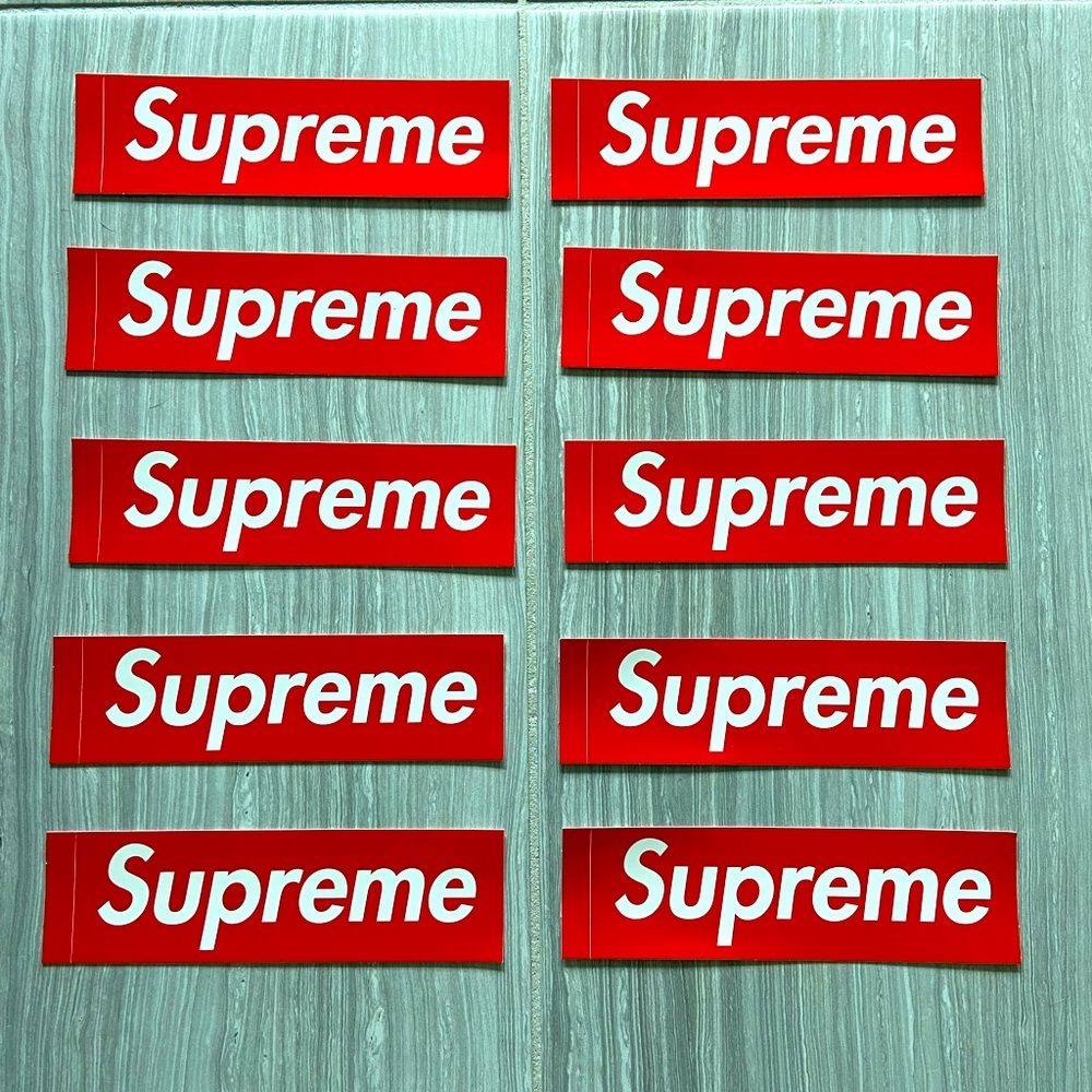 Supreme Box Logo Stickers